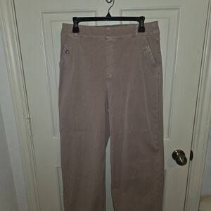 SPANX Women's Straight-Leg Chinos in Mauve Taupe